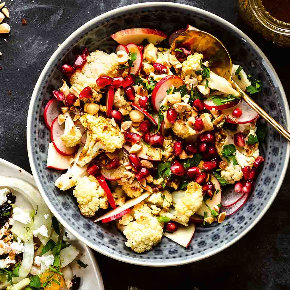 Gerösteter Blumenkohlsalat