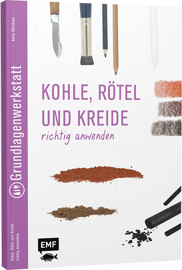 Grundlagenwerkstatt: Zeichenkohle, Rötel und Kreide richtig anwenden