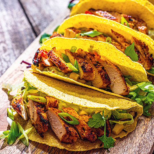 Hähnchen-Tacos