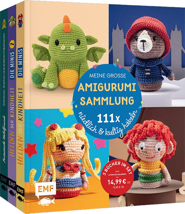 Meine große Amigurumi-Sammlung – 111x niedlich & kultig häkeln