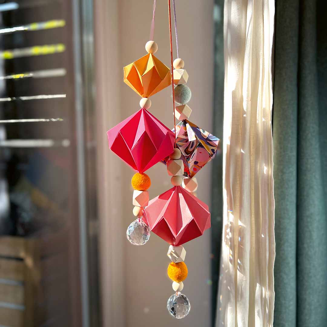 Origami-Sonnenfänger Origami-Sonnenfänger
