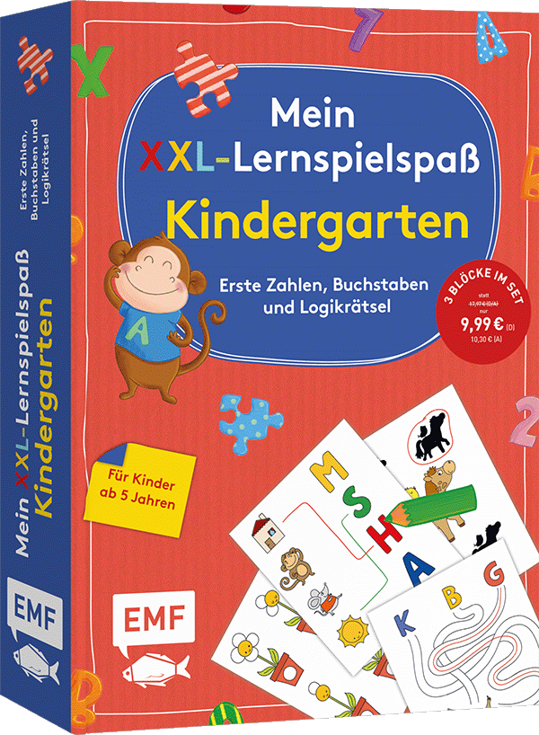 Mein XXL-Lernspielspaß: Kindergarten