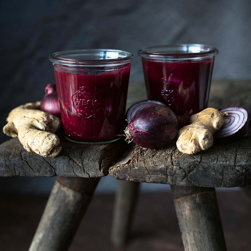 Chutney mit Beeren und Ingwer