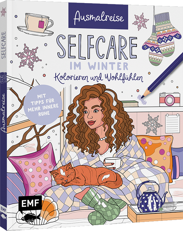 Ausmalreise Selfcare im Winter