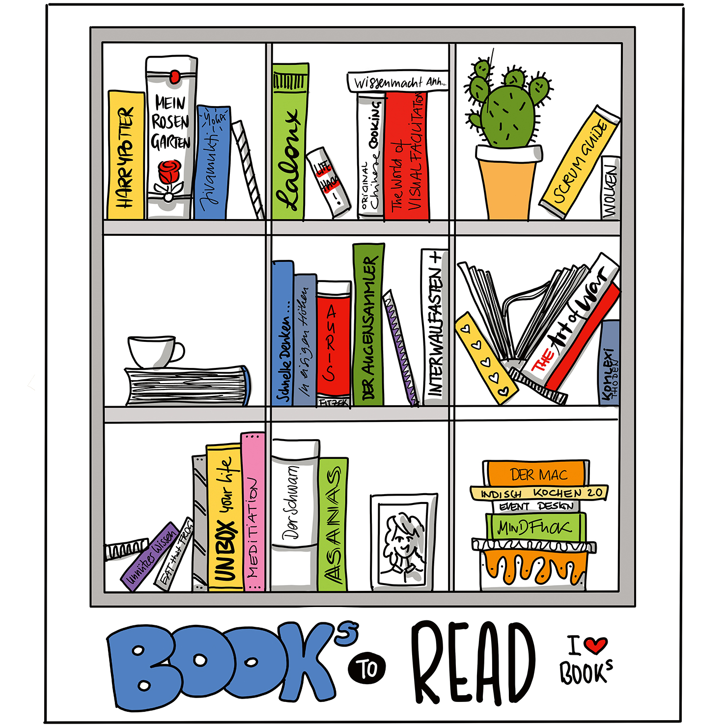 Let´s sketch Books2Read Let´s sketch Books2Read
