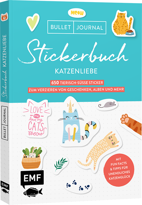 Bullet Journal Stickerbuch – Katzenliebe