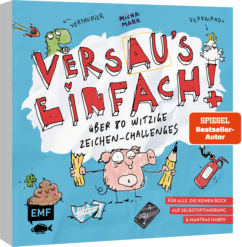 Versau's einfach! Dein unperfekter Kritzel-Block