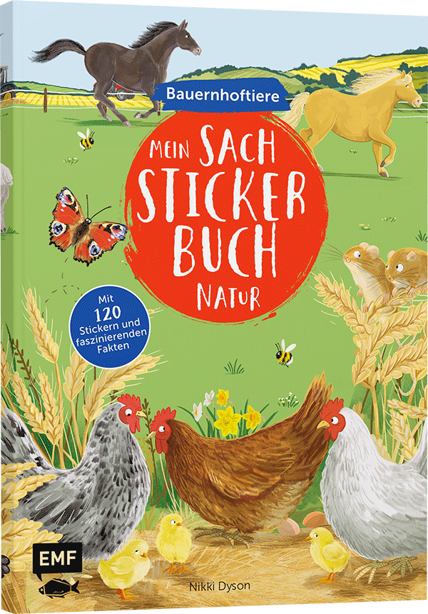 Mein Sach-Stickerbuch Natur – Bauernhoftiere