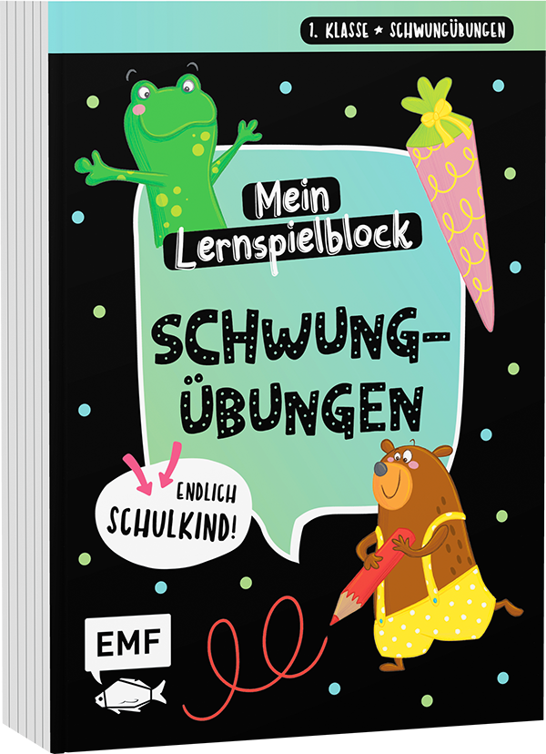 Endlich Schulkind! Mein Lernspielblock - Schwungübungen