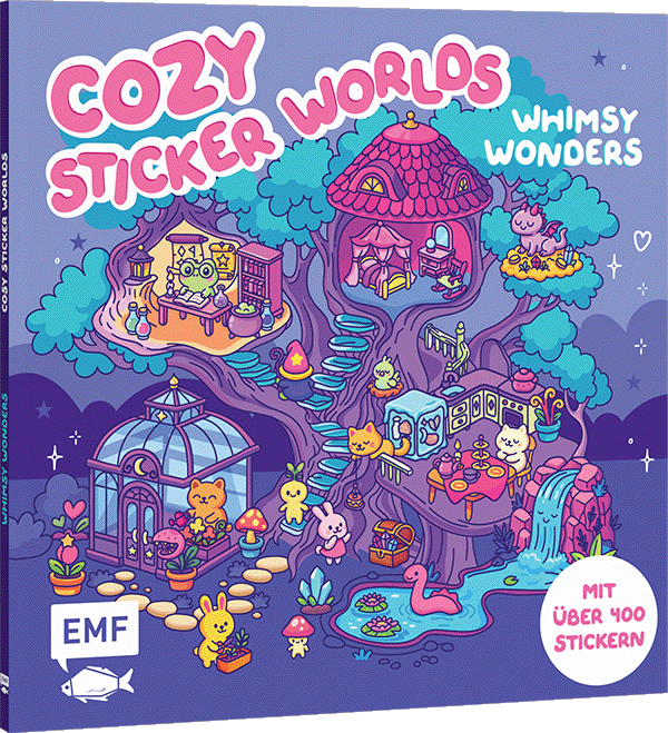 Cozy Sticker Worlds – Whimsy Wonders