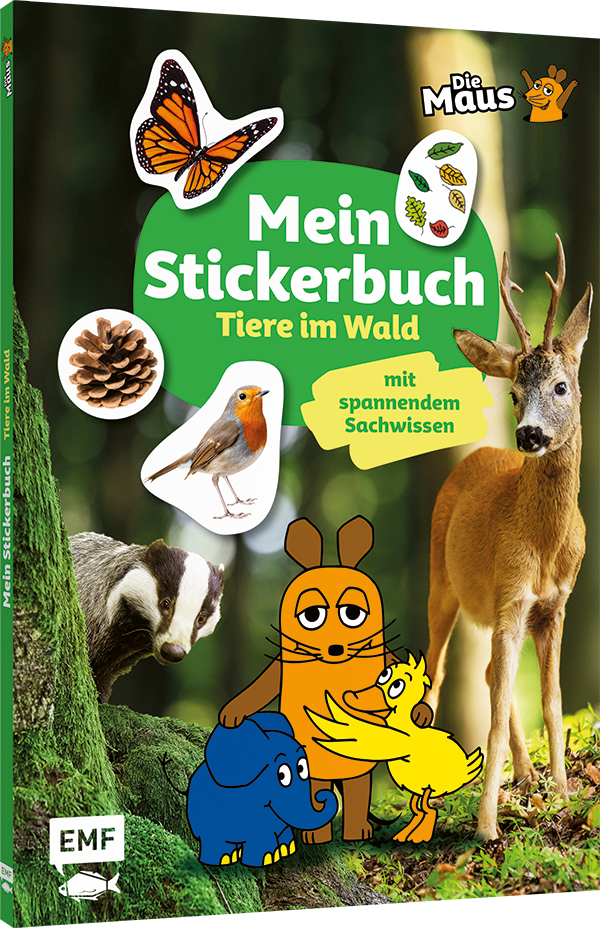 Die Sendung mit der Maus – Mein Stickerbuch mit spannendem Sachwissen: Tiere im Wald