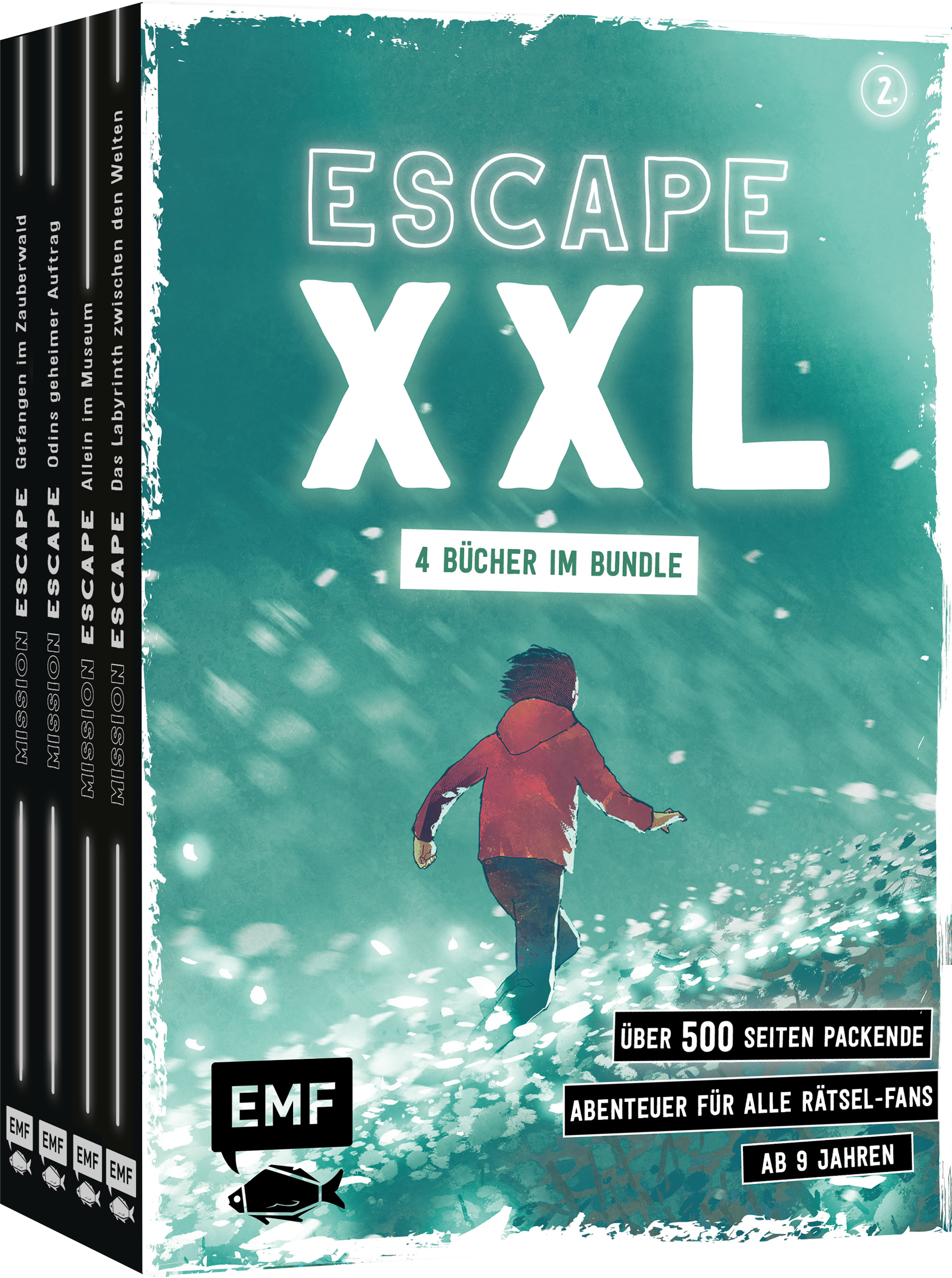 Escape XXL – über 500 Seiten packende Abenteuer für alle Rätsel-Fans ab 9 Jahren (Band 2)